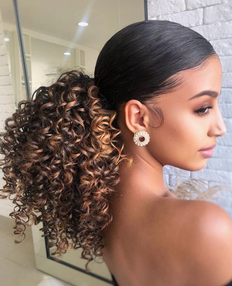 coque cabelo cacheado