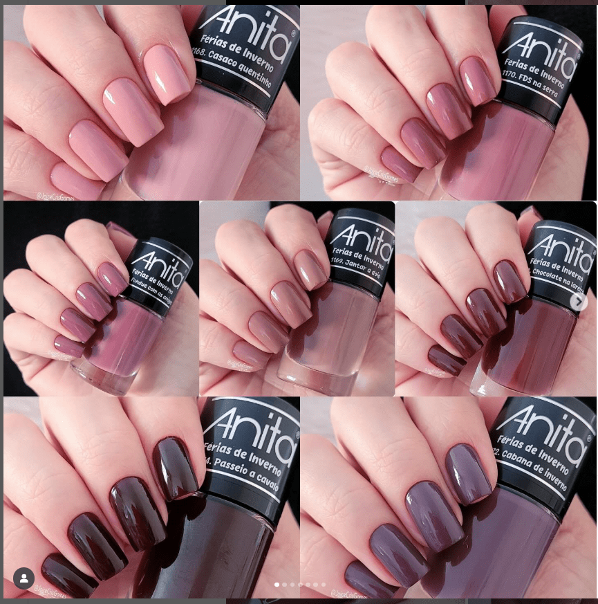 cores de esmalte