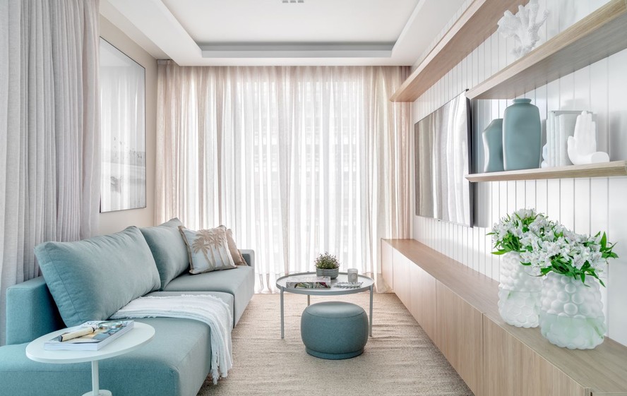 cortina de linho para sala