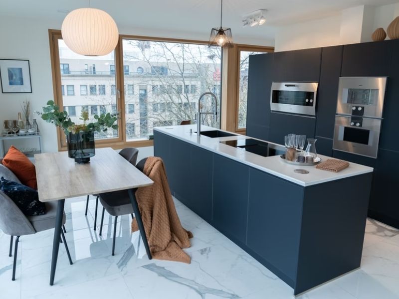 cozinha americana pequena e simples