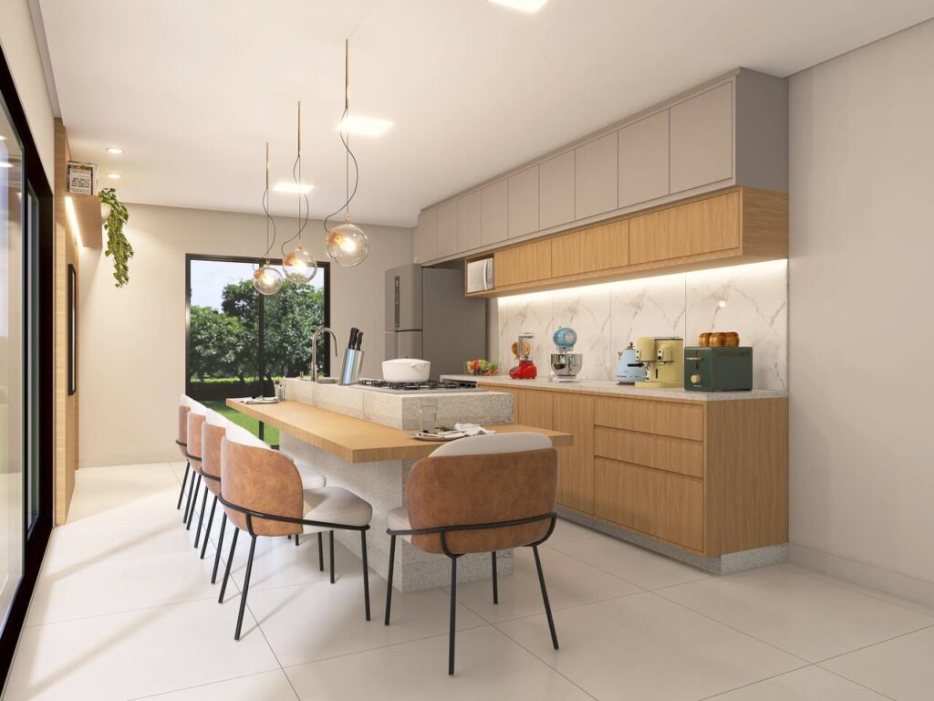 Backsplash colorido: Ideias criativas para a parede da pia