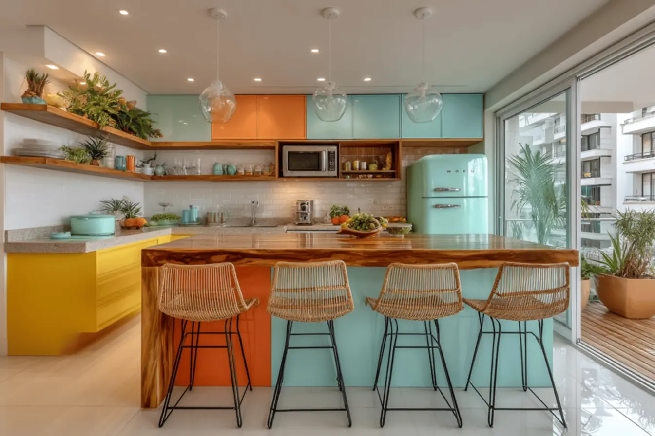 Tendências de cores para cozinha 2026: O que esperar?