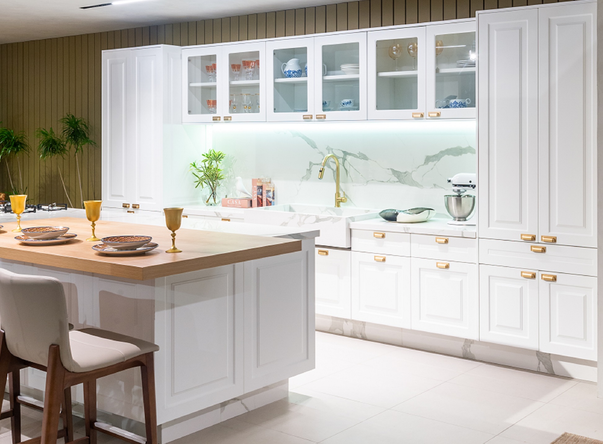 Backsplash colorido: Ideias criativas para a parede da pia