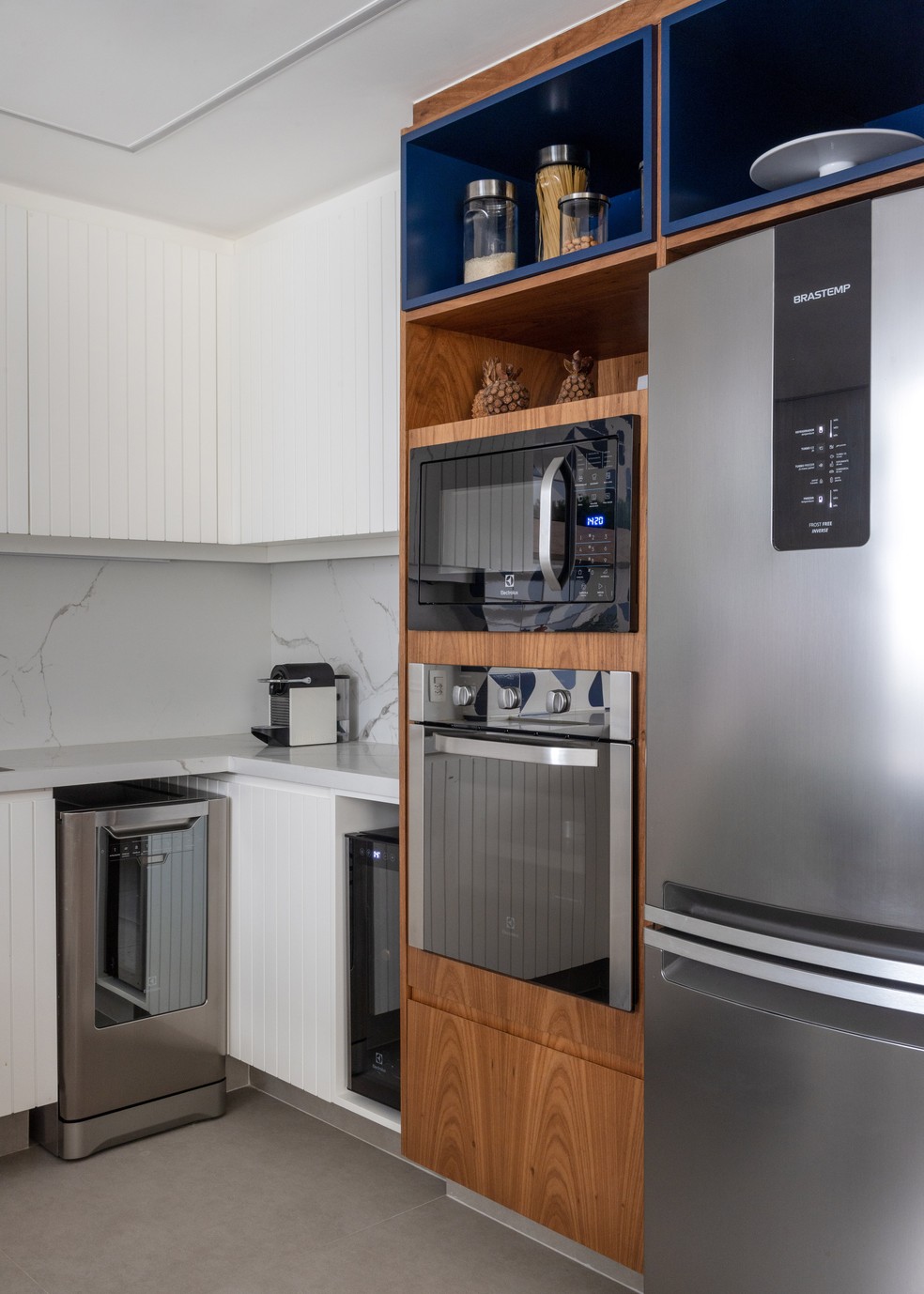 cozinha com torre quente