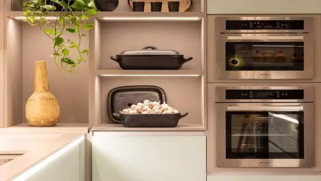 cozinha com torre quente