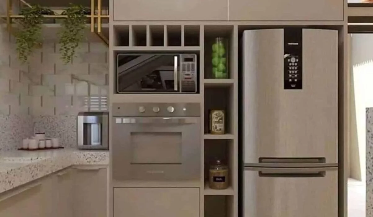 cozinha com torre quente