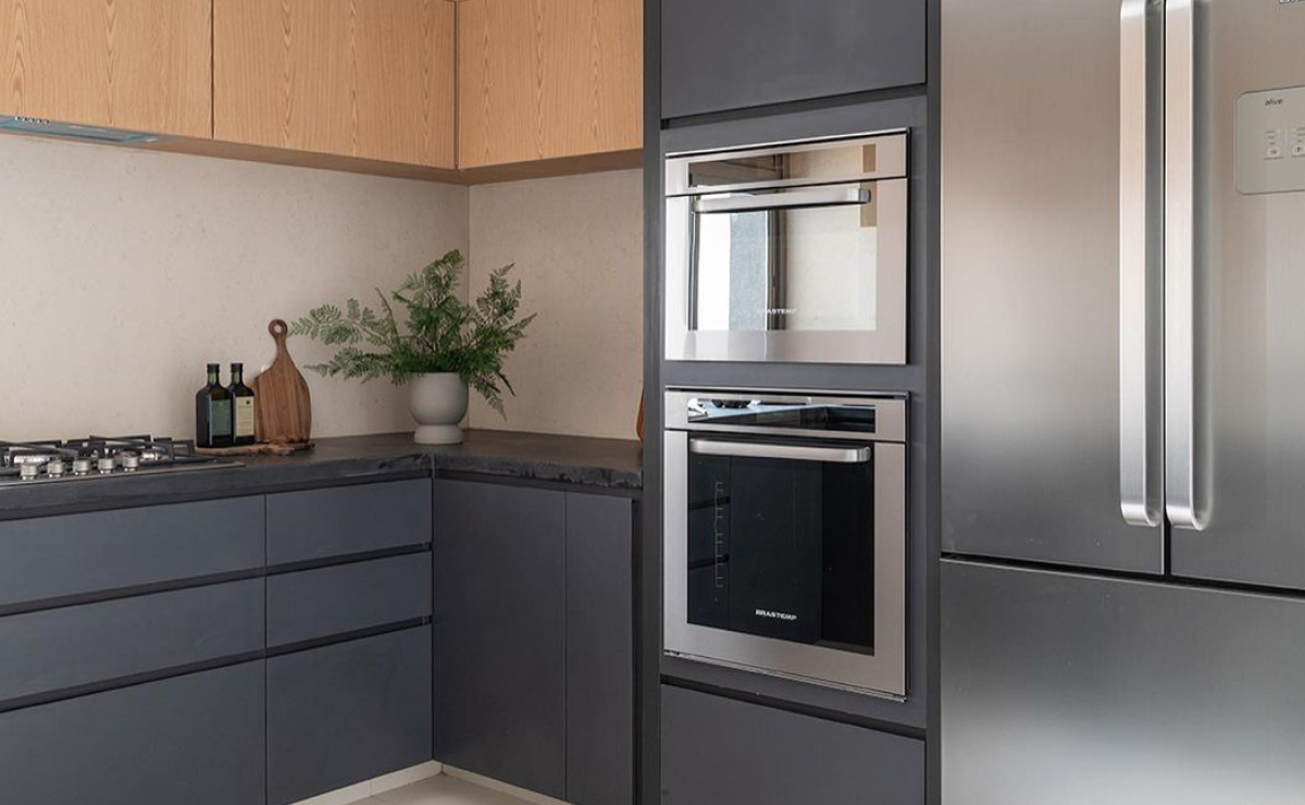 cozinha com torre quente