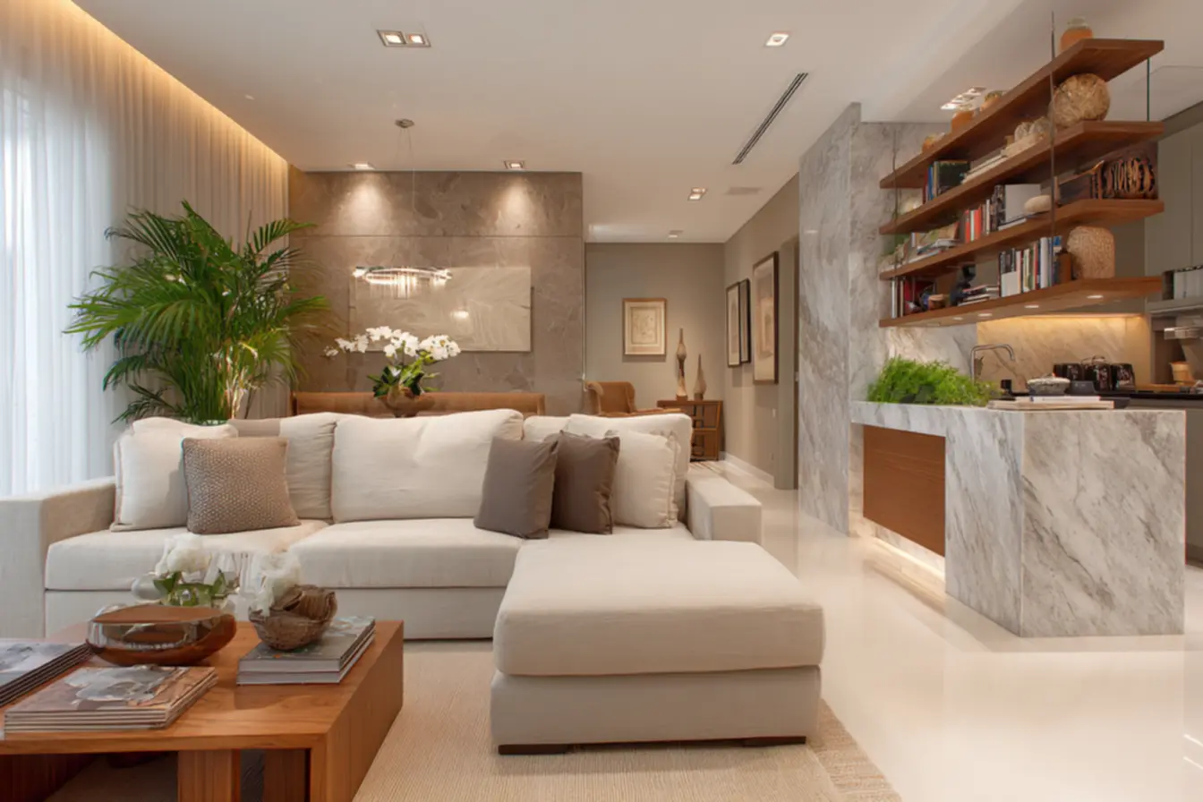 decoracao de apartamento pequeno e moderno