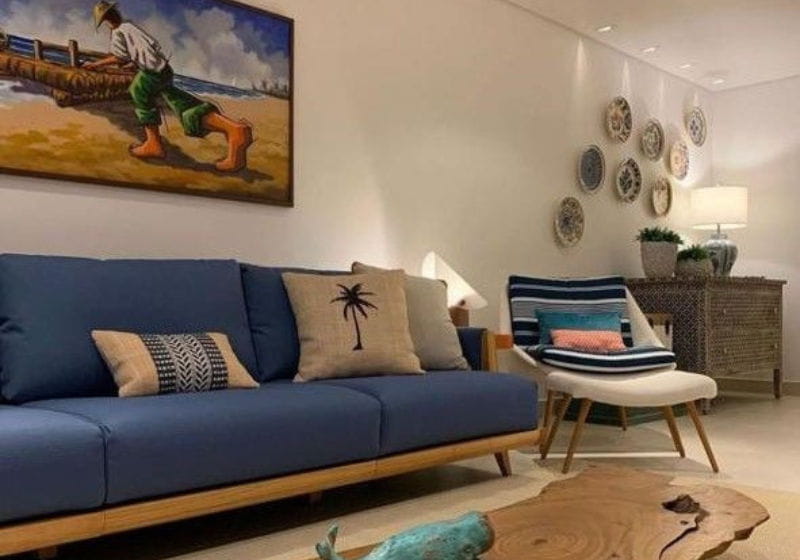 Guia completo de cores para uma casa de praia aconchegante