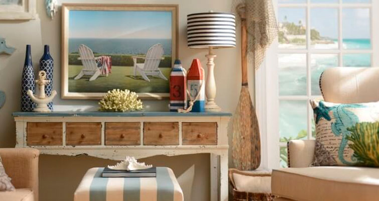 Elementos naturais na decoração de casas de praia