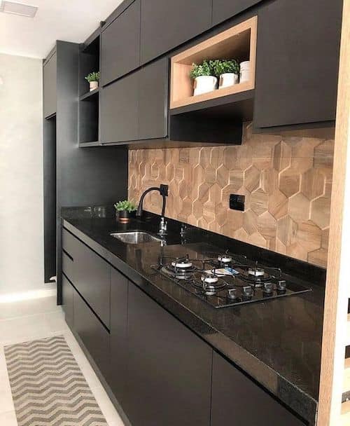 Cozinha Minimalista P&B: Guia Completo de Organização