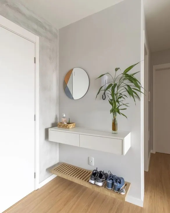 Móveis Multifuncionais para Otimizar seu Hall de Entrada