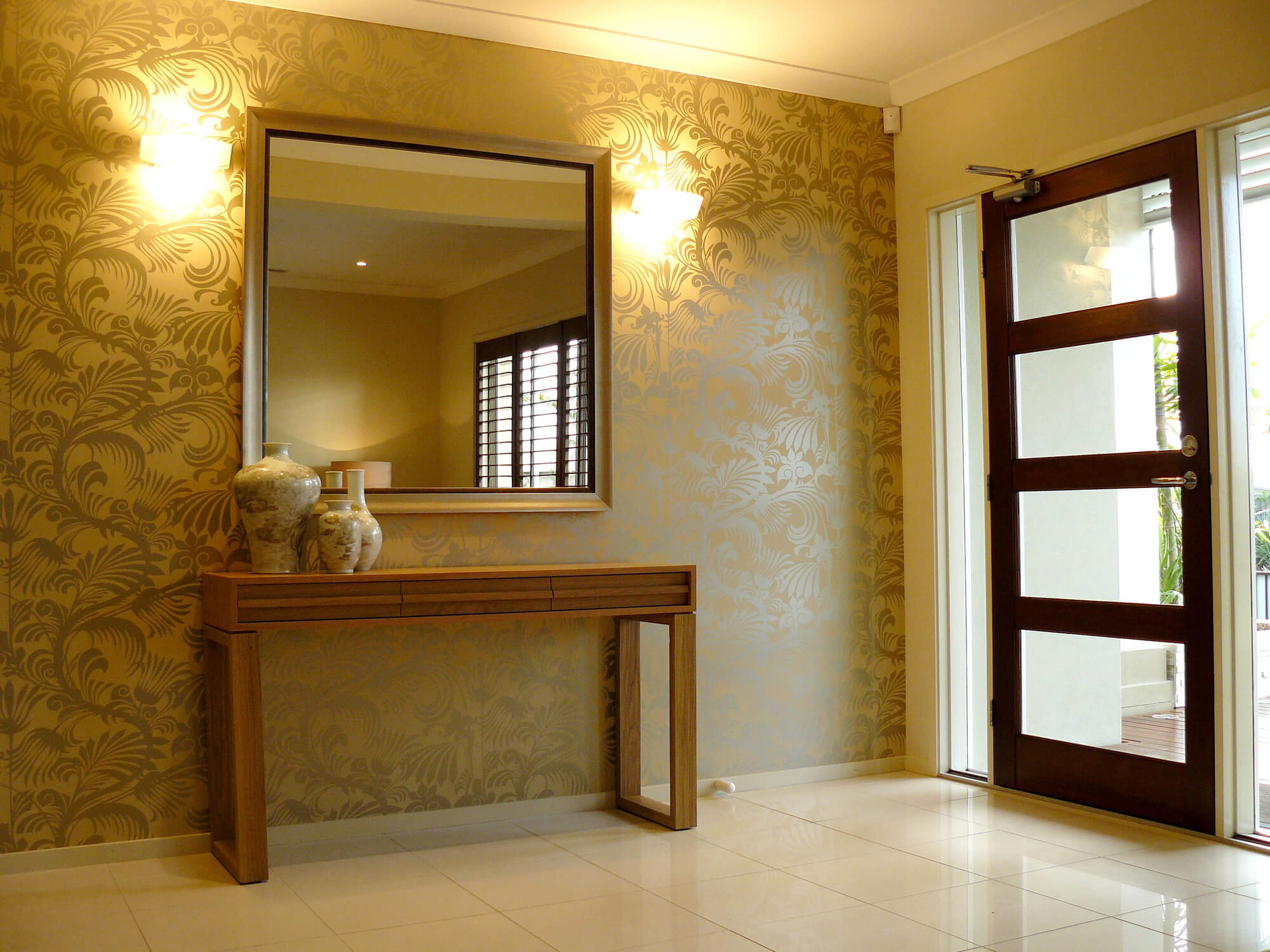 decoração de hall de entrada