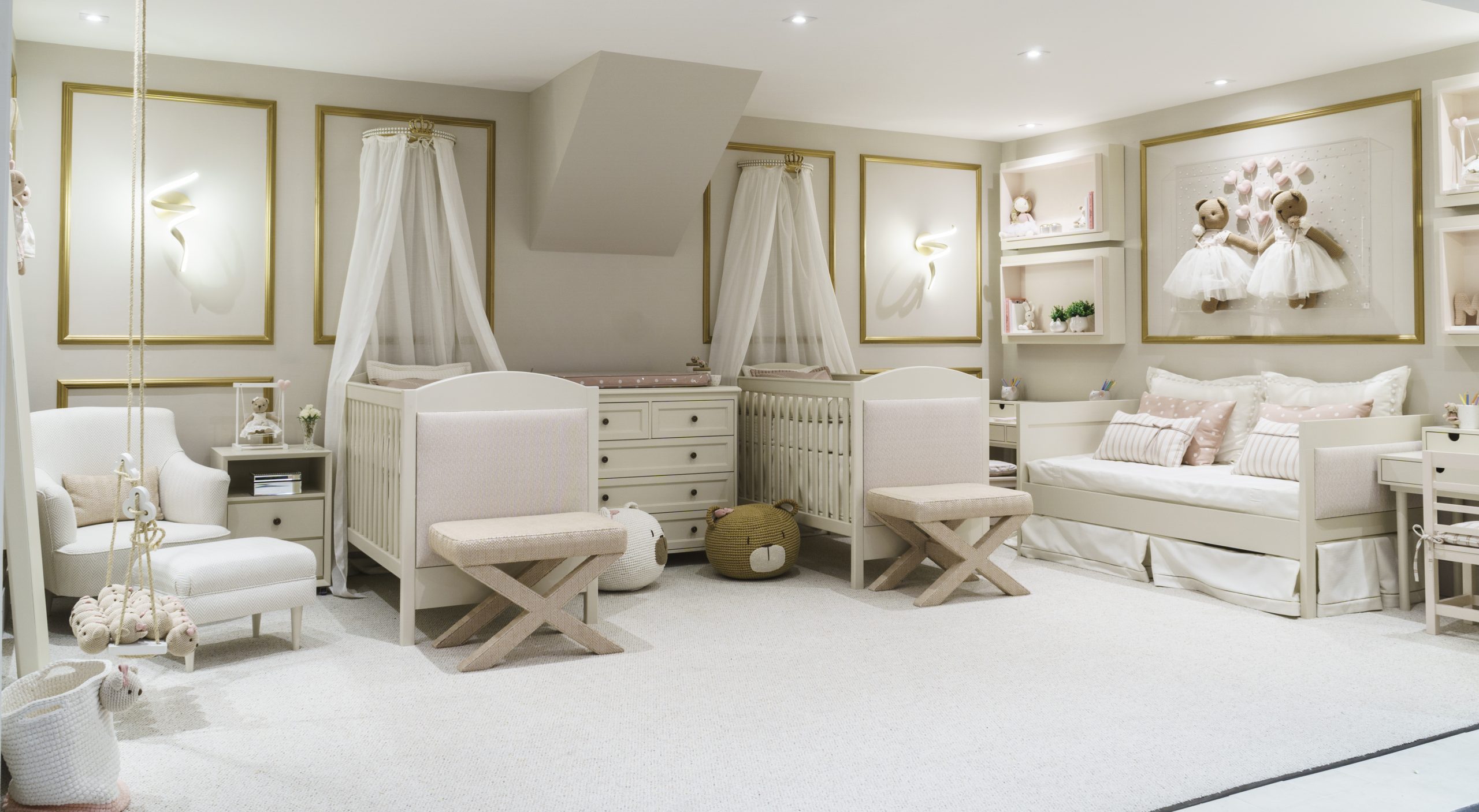 decoração de quarto de gêmeos