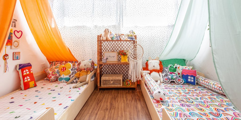 decoração de quarto de gêmeos