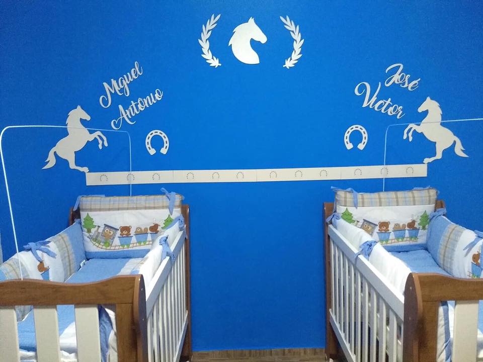 decoração de quarto de gêmeos