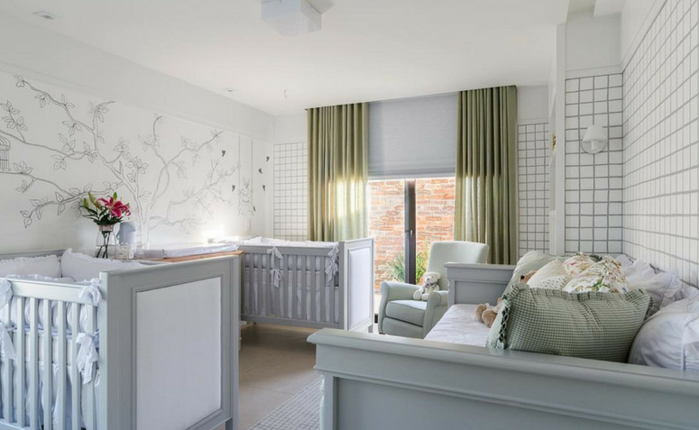 decoração de quarto de gêmeos