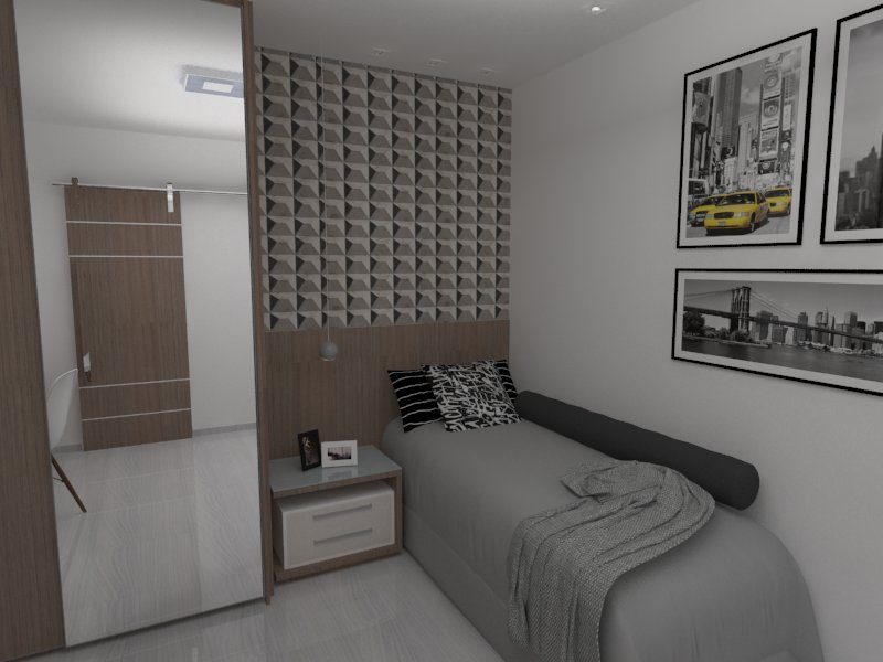 decoracao de quarto de solteiro masculino