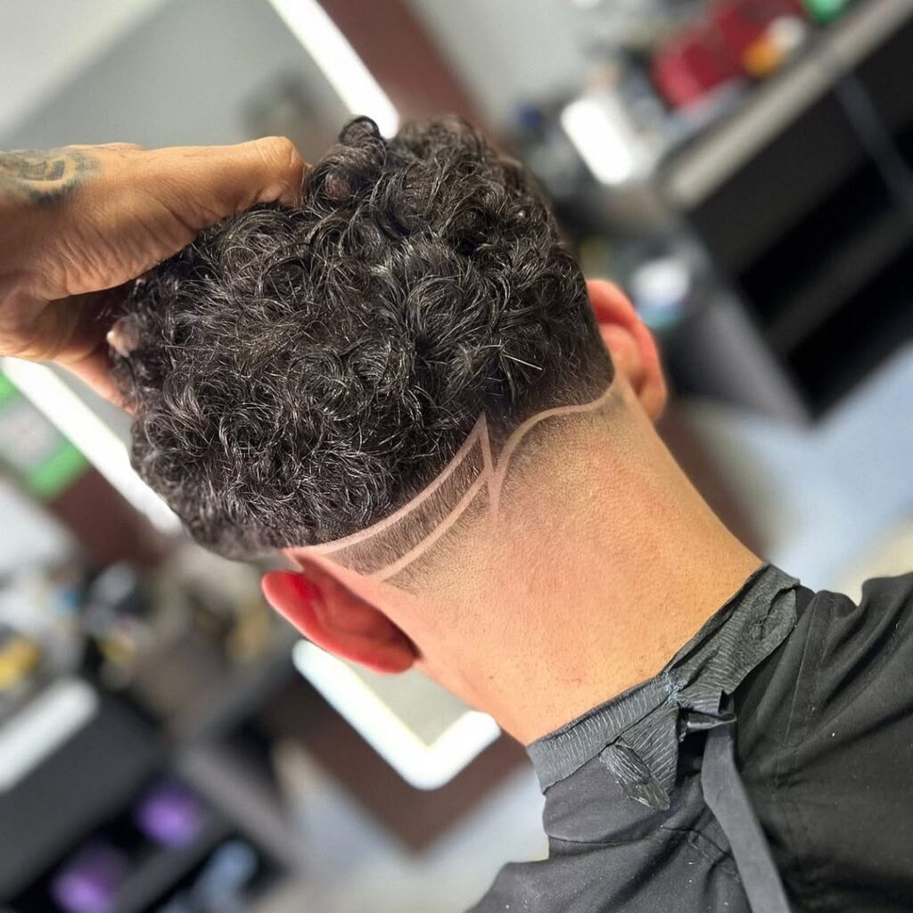 desenhos no cabelo masculino passo a passo