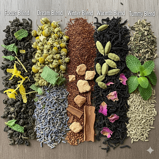 dicas de como fazer blend de chás em casa