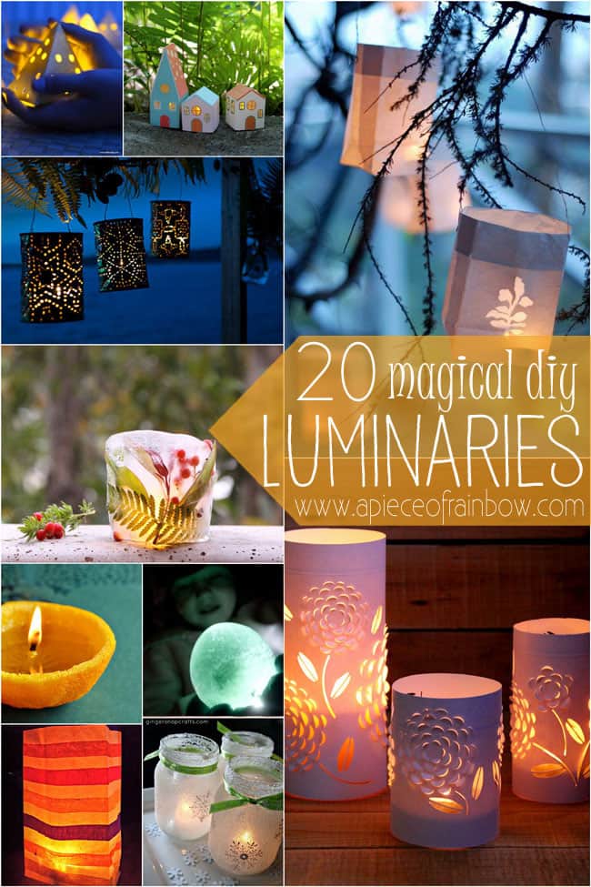 diy luminaria
