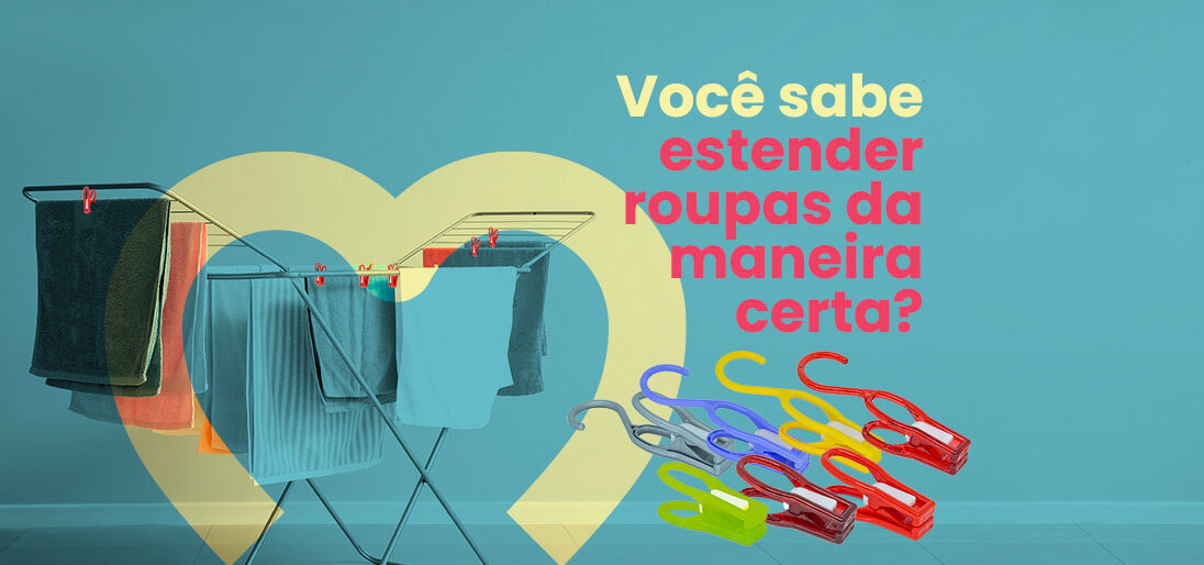 estender roupa corretamente