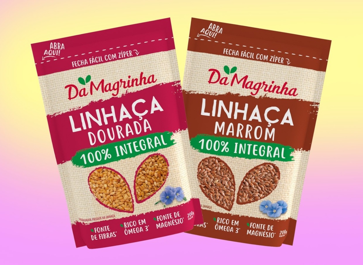 farinha de linhaca dourada ou marrom