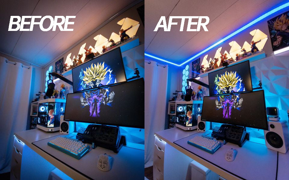 fita led no setup gamer