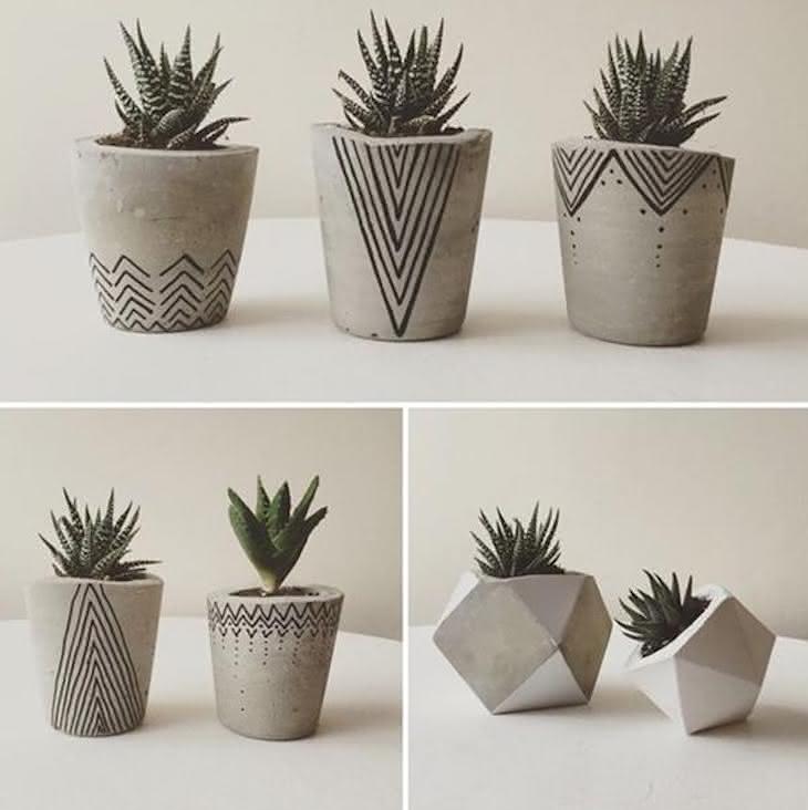 formas para vasos de cimento