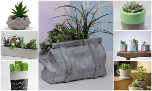 erros comuns ao usar formas de plástico para vasos de cimento