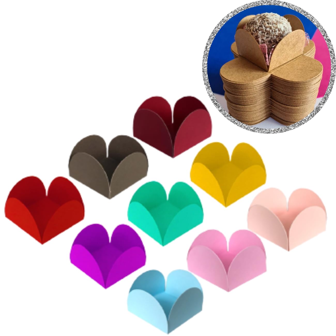 ideias de forminhas para doces finos em festas