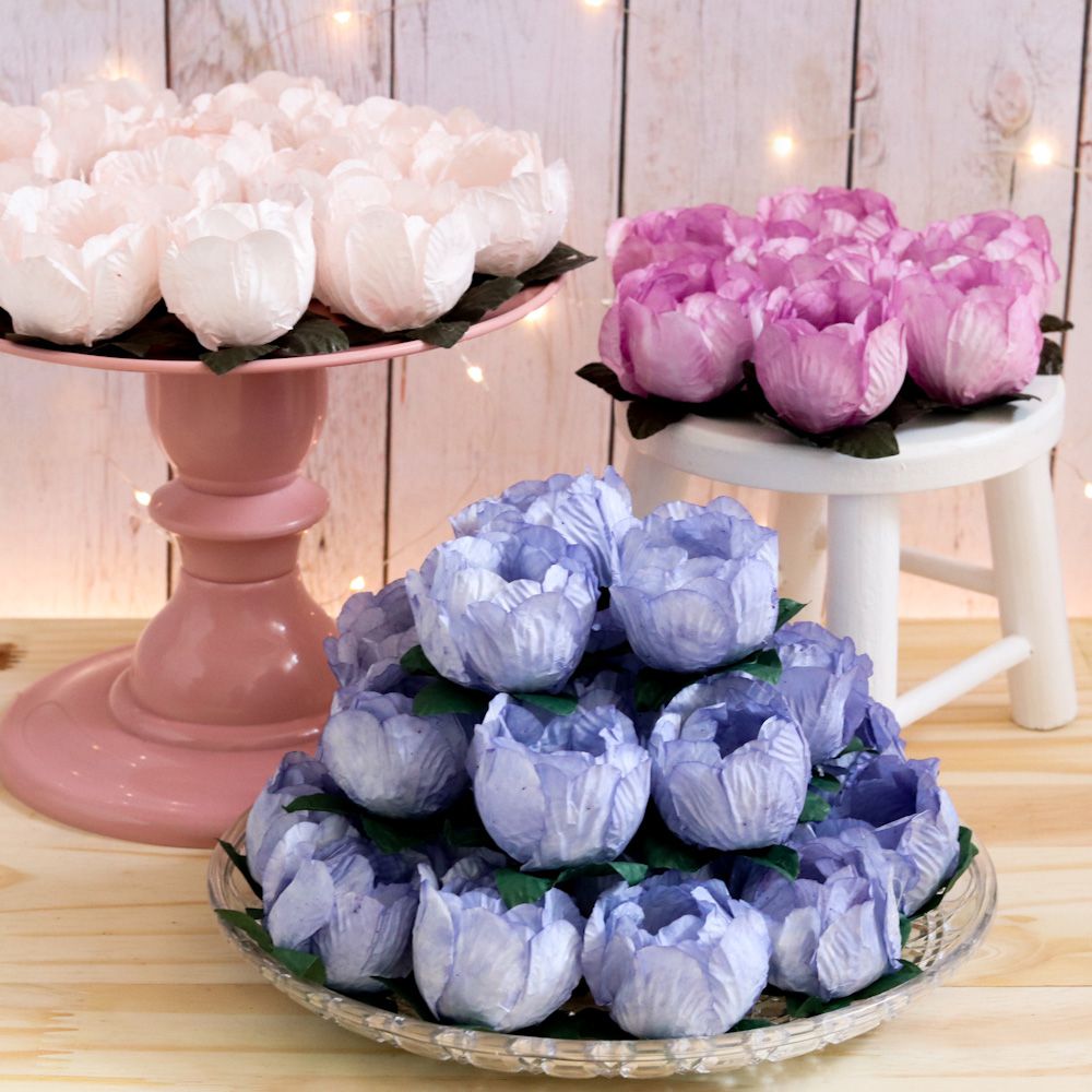 forminhas para doces finos de papel