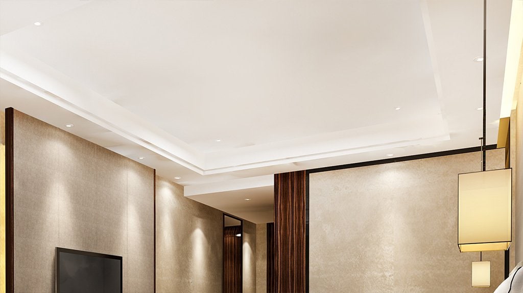 ideias de forro de gesso para telhado