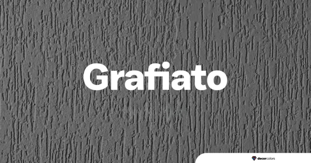 como fazer grafiato com efeito riscado