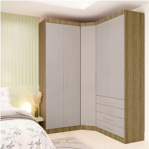 guarda-roupa de canto casal planejado