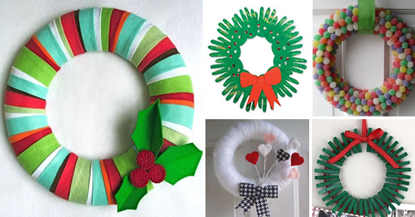 guirlanda de natal simples de fazer