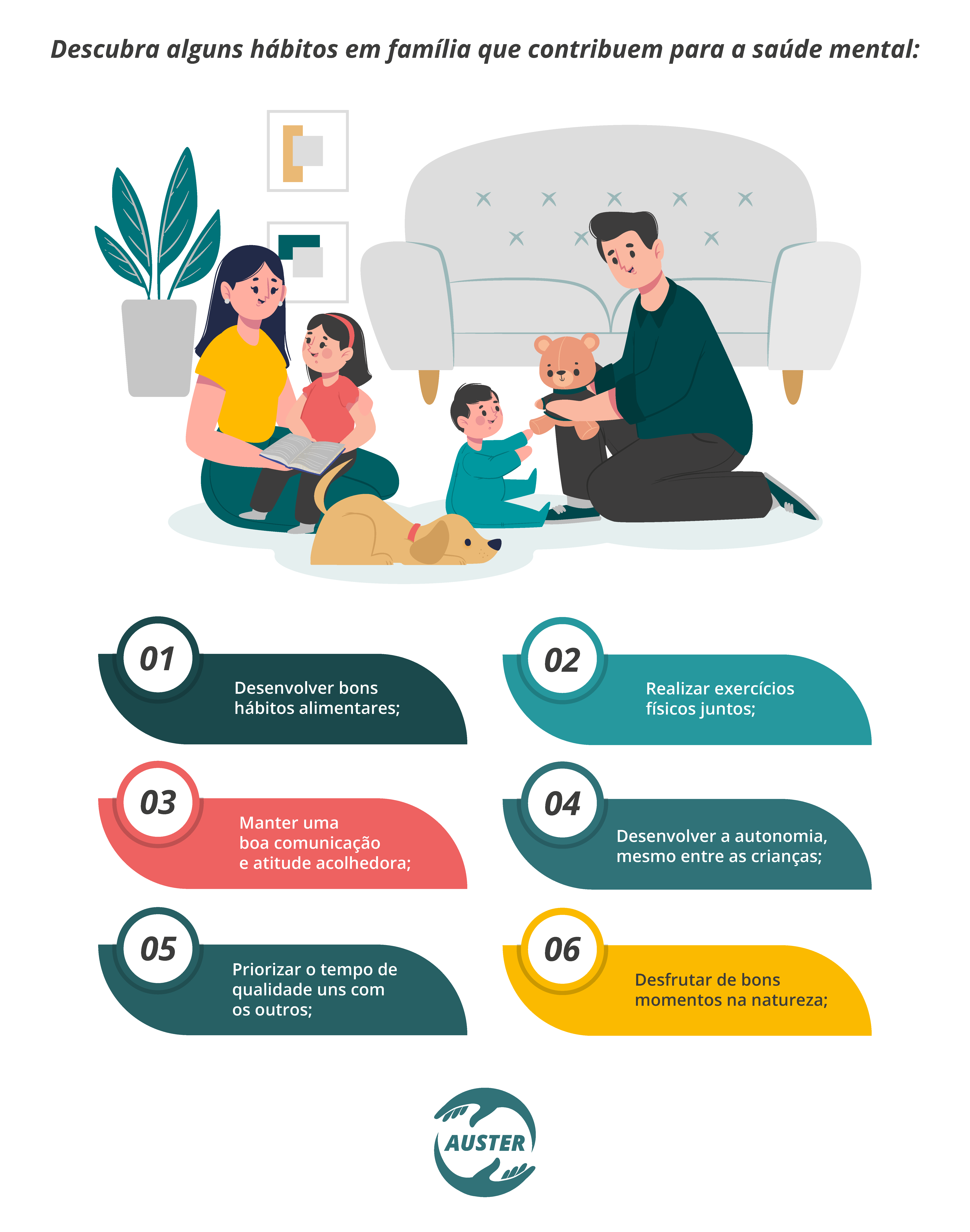 hábitos saudáveis para toda a família