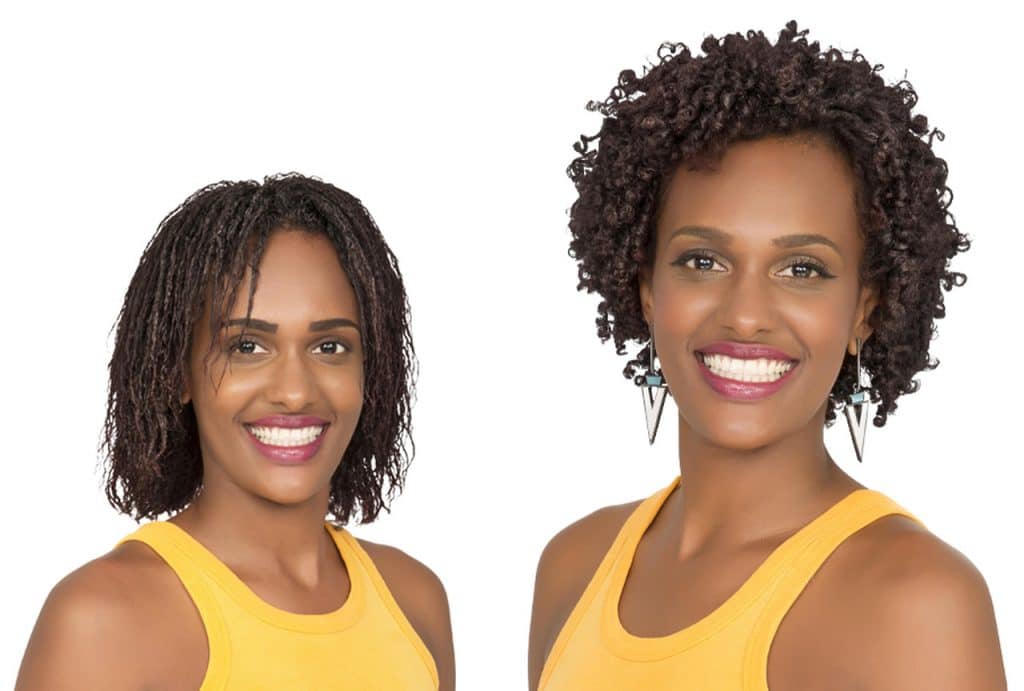 hidratação no cabelo