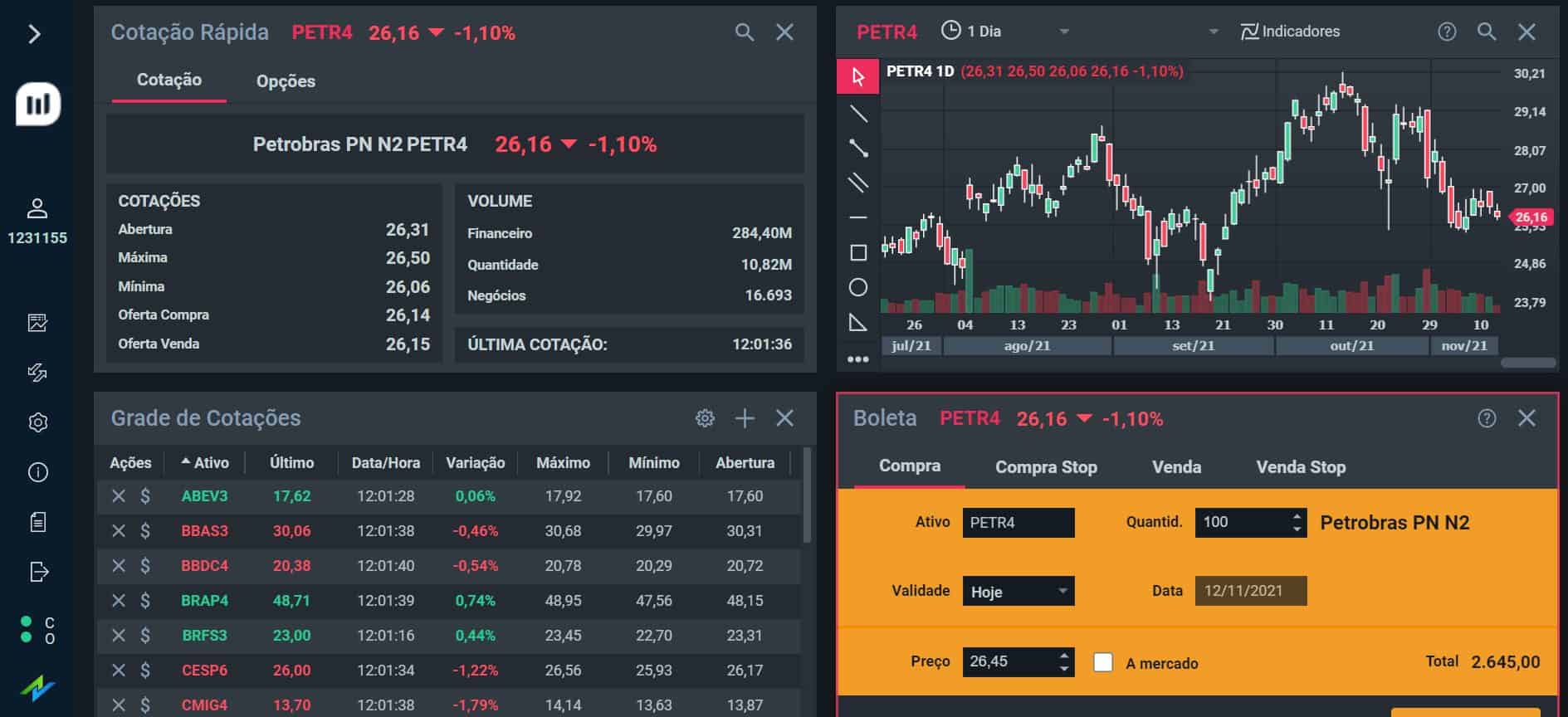 home broker como usar