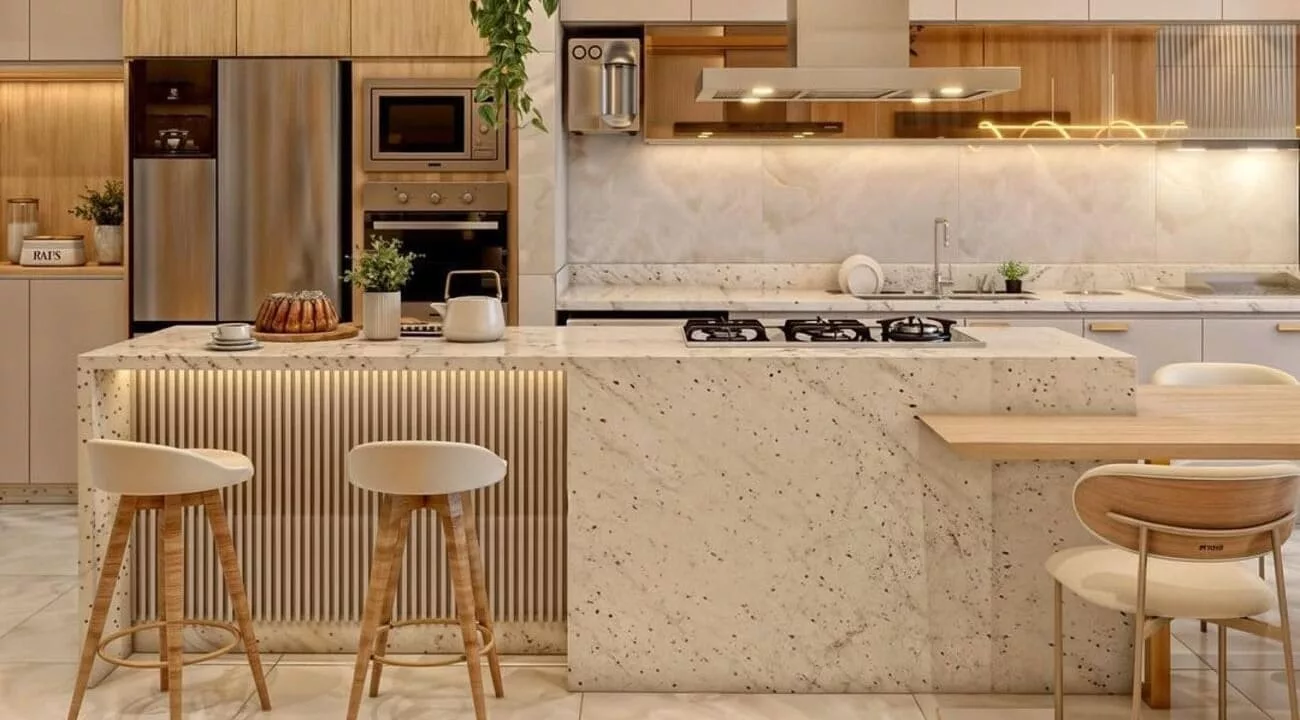 Ilhas de Cozinha Compactas: Soluções Inteligentes para Ambientes Pequenos