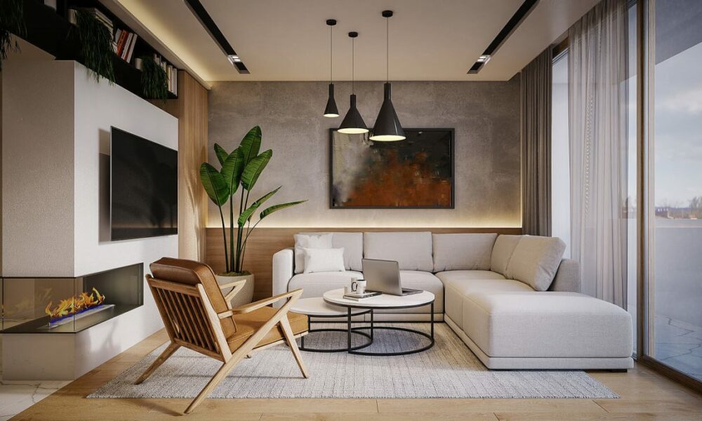 iluminação inteligente para sala de estar