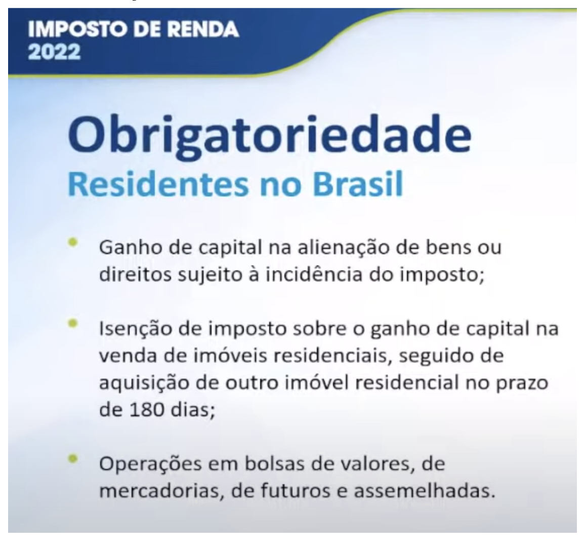 imposto de renda para investidores