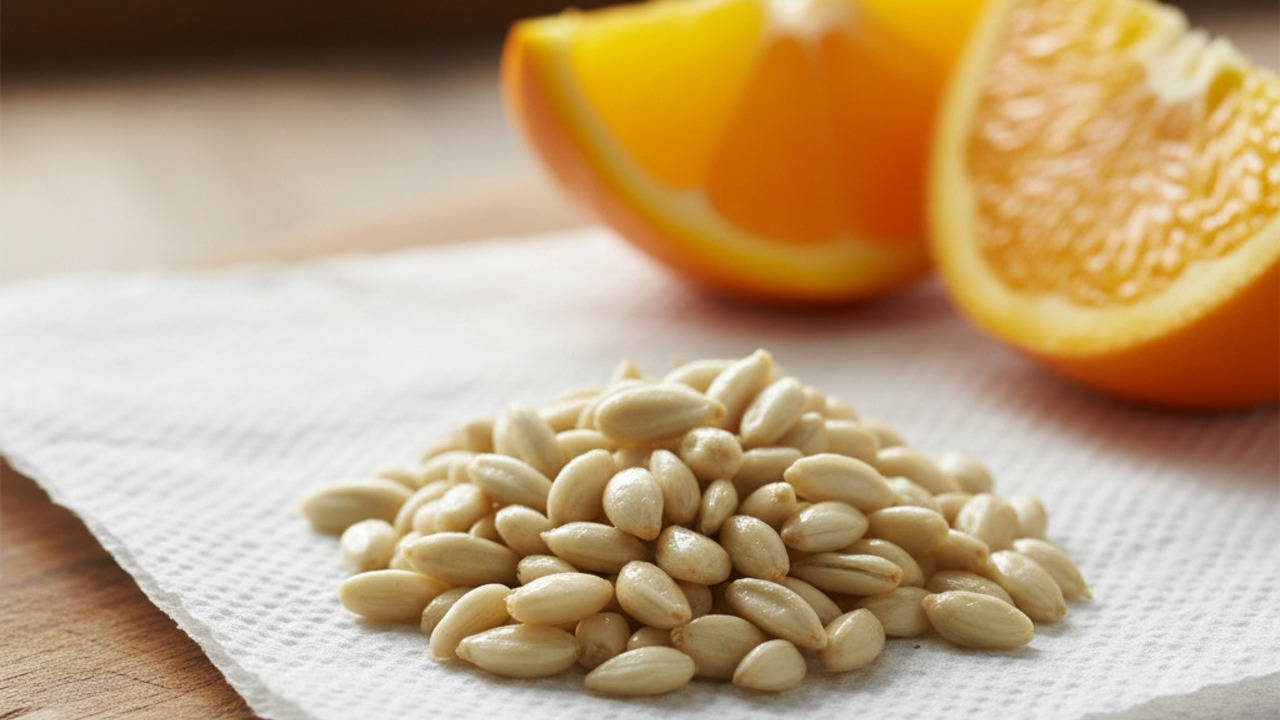 laranjeira de semente produz