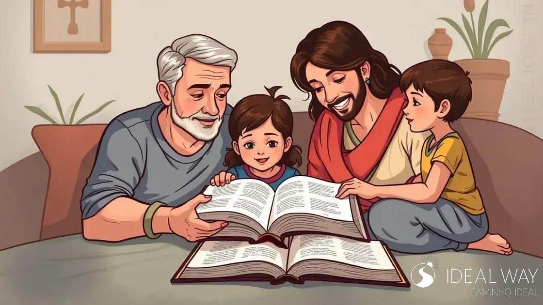 leitura bíblica em família