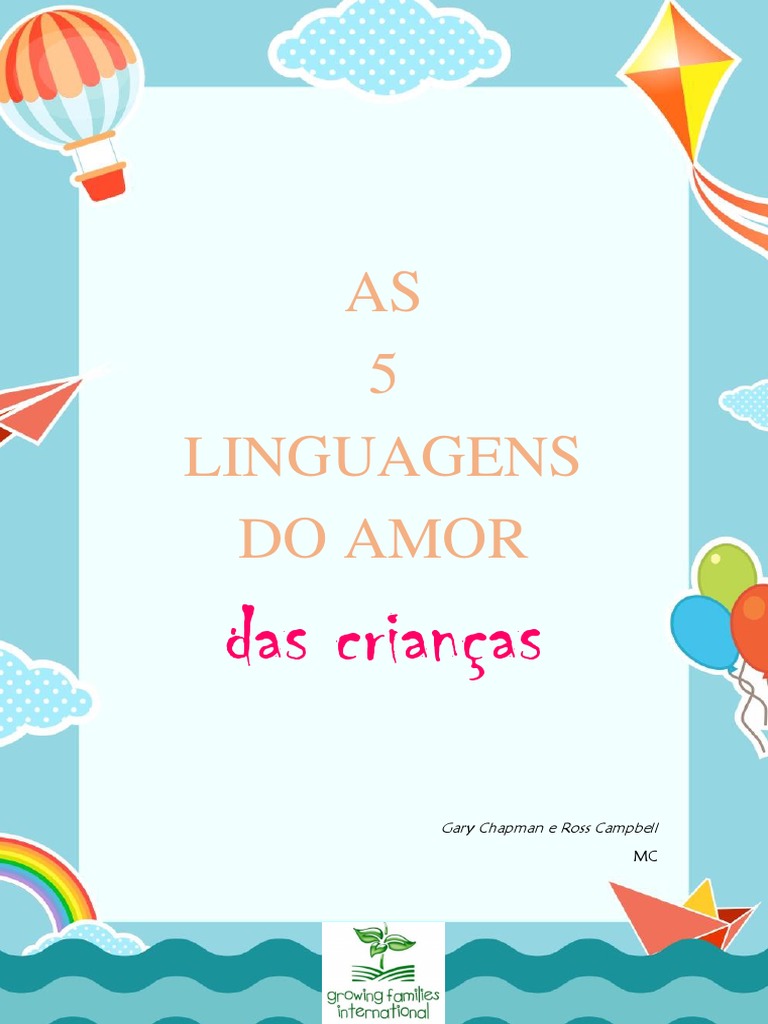 linguagem do amor das crianças
