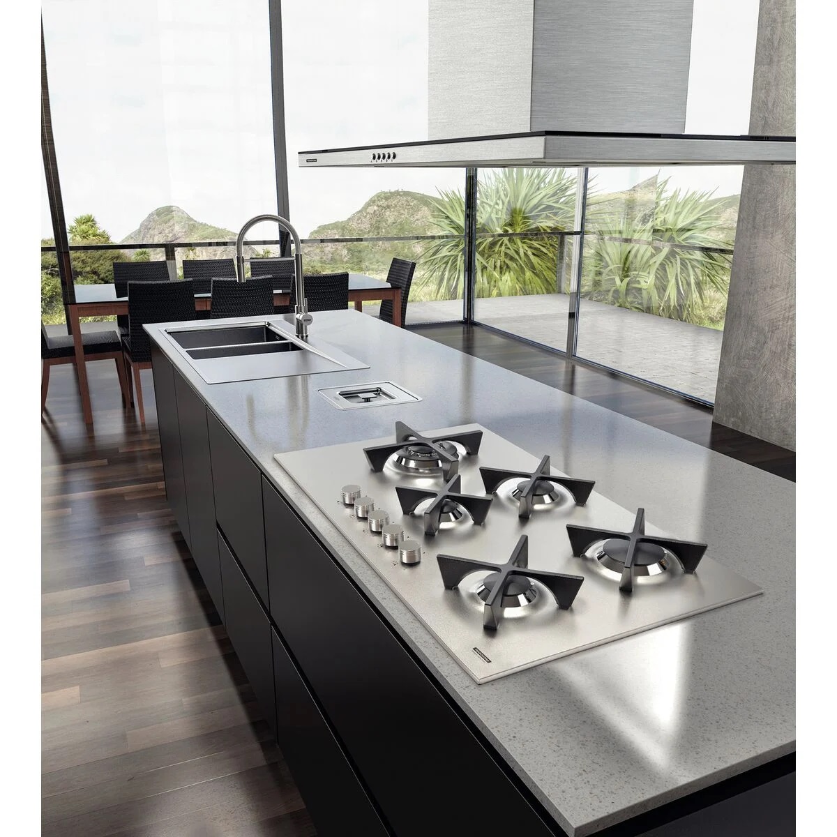 lixeira de embutir na bancada