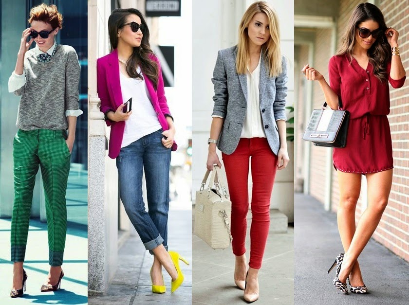 look de trabalho feminino