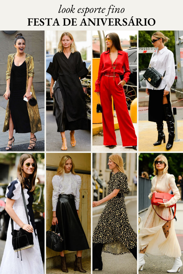 look esporte fino feminino