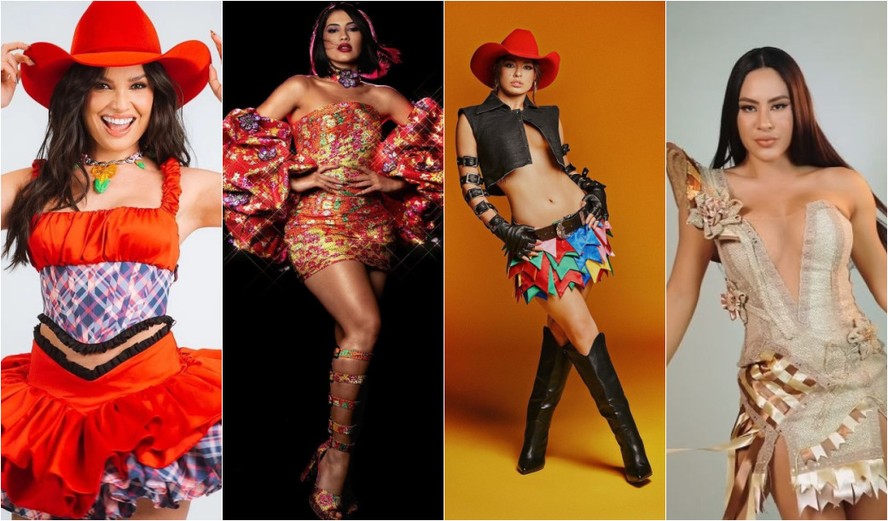 5 ideias de títulos:
1. Festa Junina 2025: As Tendências Mais Quentes para Arrasar no Arraiá!
2. Do Tradicional ao Moderno: Como Montar o Look Perfeito para a Festa Junina.
3. Dicas de Estilo: Peças-Chave para um Visual Junino Fashionista.
4. Festa Junina para Todos os Estilos: Ideias de Looks Masculinos e Femininos.
5. Beleza Junina: Maquiagem e Penteados para Complementar seu Traje.