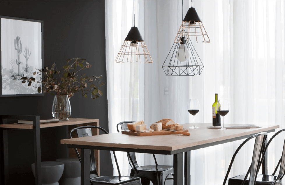 lustre pendente de cristal para mesa de jantar